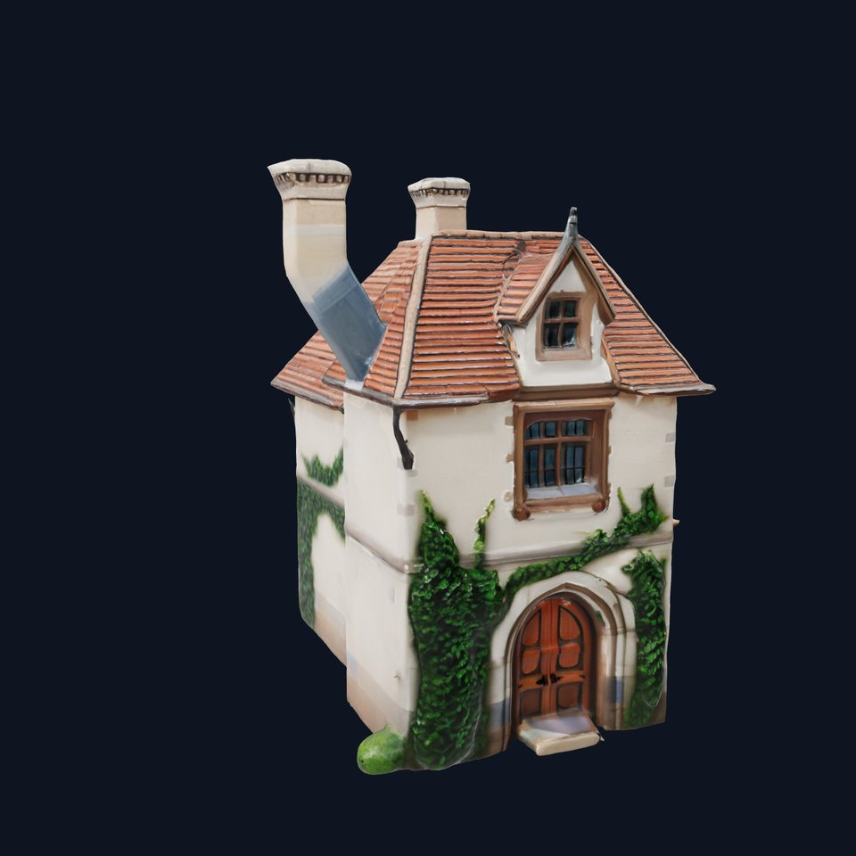 Charming Medieval House Model Pack with Ivy